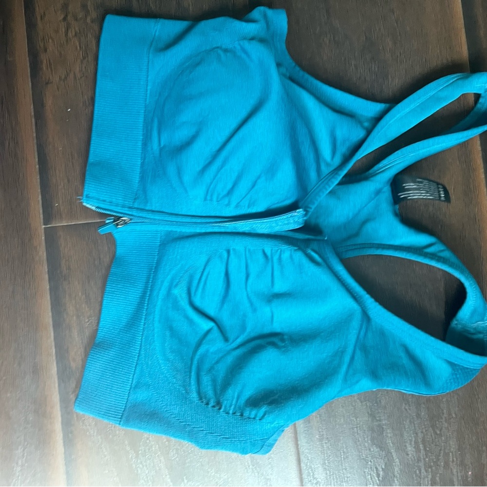 Teal Sports Bra